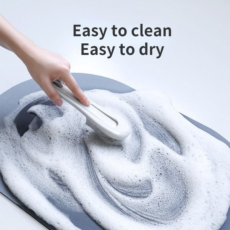 Fast-Drying Diatomite Bath Mat - Super Absorbent & Non-Slip